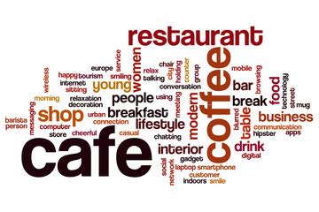 Cafe word cloud