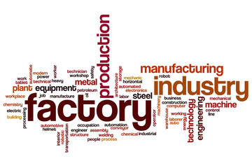 Factory word cloud