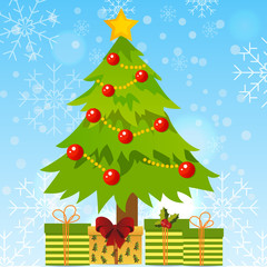 decorated christmas tree