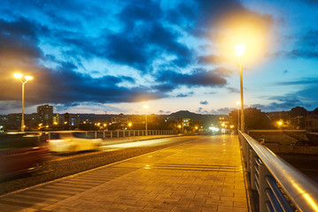 Fototapeta premium Evening Street Lights