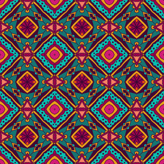 seamless vector colorful Geometric print