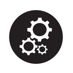 Gear icon illustration design