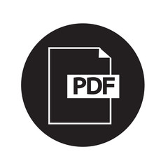 PDF icon illustration design