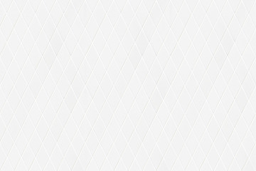 white rhomboid tile mosaic