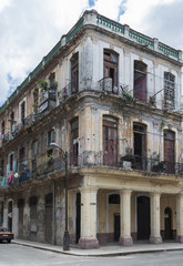 Fototapeta na wymiar Kuba; Havanna Vieja, Gebäude der Altstadt.