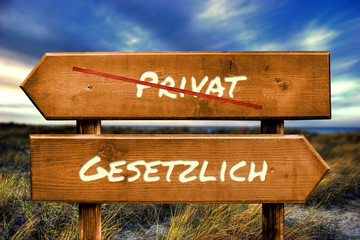 Schild 129 - Gesetzlich
