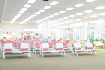 abstract blur in airport