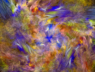 Fototapeta na wymiar Texture. Abstract Magic energy multicolored fractal. 3D rendering.