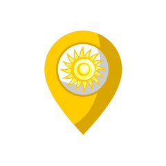 yellow sun symbol