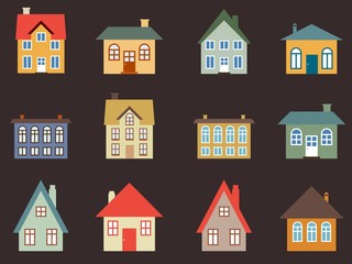 Home vector set