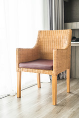 Beautiful luxury pillow on sofa decoration in livingroom interio