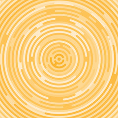Background made of circles. Victory background. Modern digital background made of circles. Golden shiny background with round elements, flat glow, glowing victory background
