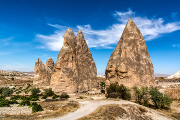 Fototapeta na wymiar View of Cappadocia