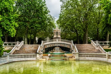 Photo sur Plexiglas Fontaine Darcy park (1880), fountain. Dijon city, France.