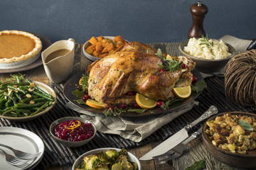Homemade Thanksgiving Turkey Dinner © Brent Hofacker