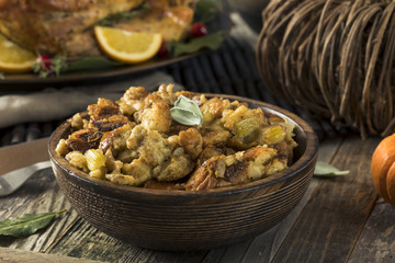 Fresh Homemade Thanksgiving Turkey Stuffing