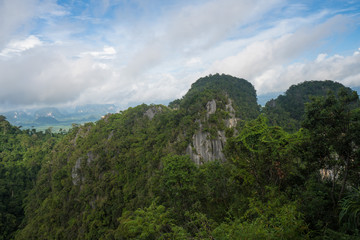 Fototapeta na wymiar View of The Tiger Cave Temple, Krabi, Thailand
