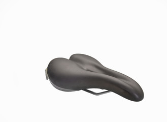 Bicycle seat isolated