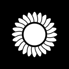 The sunrise icon. Sunrise and sunshine, weather, sun symbol. UI. Web. Logo. Sign. Flat design. App. Stock