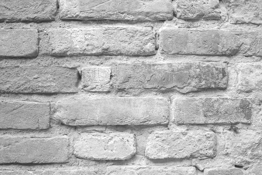 Fototapeta old grey brick wall background