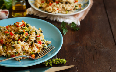 Risotto with vegetables