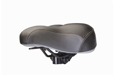 Bicycle seat isolated
