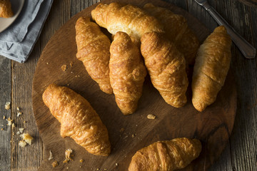 Organic Homemade Breakfast Croissants