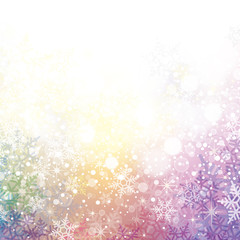 雪の結晶の背景素材