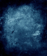 Blue Grunge Wall Texture Background