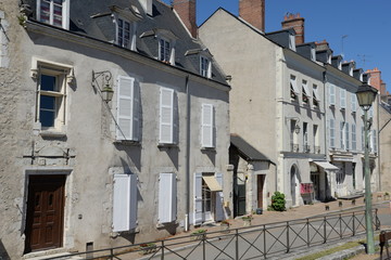 Häuser in Blois, Loiretal