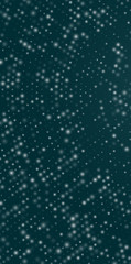 Radial blue concentric stars particles on dark space background. EPS10 vector illustration