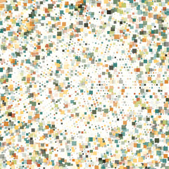 Abstract glitch circular square background for design. Vector Eps10 illustration