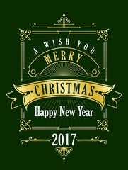 Vintage Christmas card