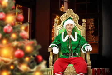 xmas time and elf 