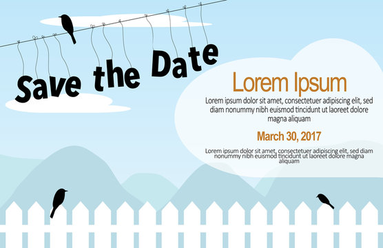 Save The Date Card Template