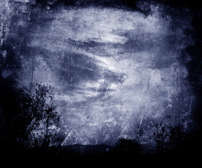 Obraz premium Beautiful Abstract Grunge Background With Trees And Sky