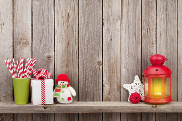 Christmas candle lantern, gift and decor