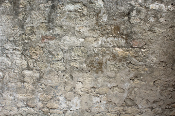 old ruins wall