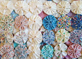 circle puff quilt pattern
