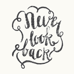 Modern hand drawn lettering phrase.
