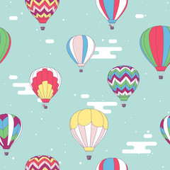 Hot air ballon pattern