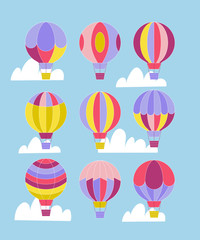 Hot air balloon set