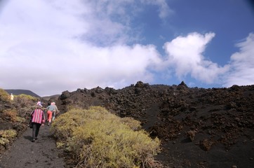 Fototapeta na wymiar Volcan de Teneguia