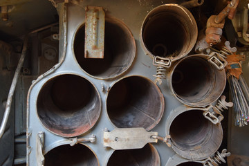 Compartment in the tank for loading shells