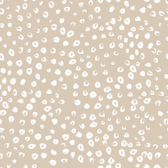 seamless pattern of white round