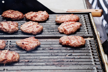 Burgers on street food Festival