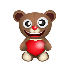 Cute brown teddy bear