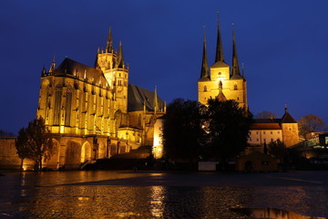 Der Erfurter Dom in Thüringen