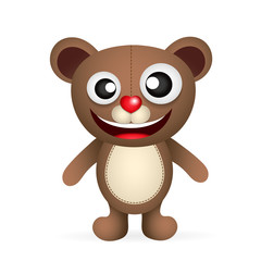 Fototapeta na wymiar Cute brown teddy bear