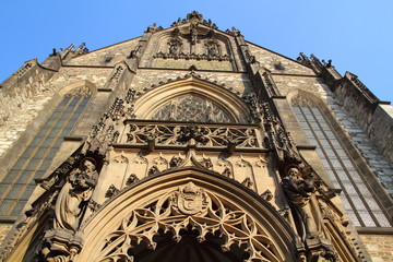 Fototapeta na wymiar Saint Peter and Paul Cathedral in Brno, Czech republic